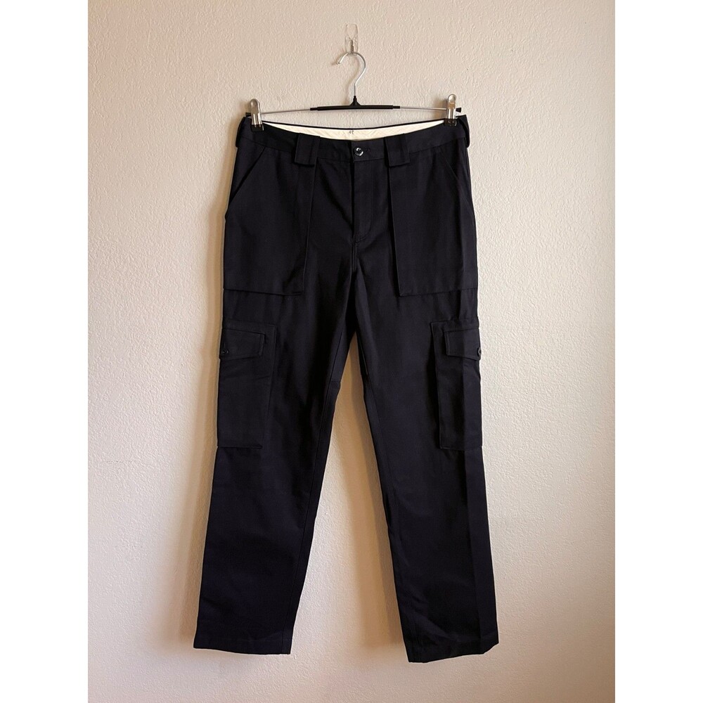 Burberry Men's Cargo Utility Trousers in Black Size IT 48/MEDIUM